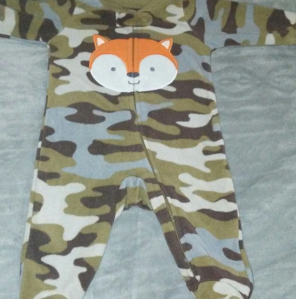 Comfy Camouflage Fox Onesie